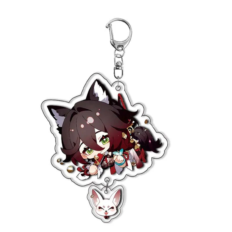 New Game Honkai Star Rail Keychain for Accessories Bag Accessories Anime Figures Pendant Key Chain Ring Keychains Jewelry Gifts