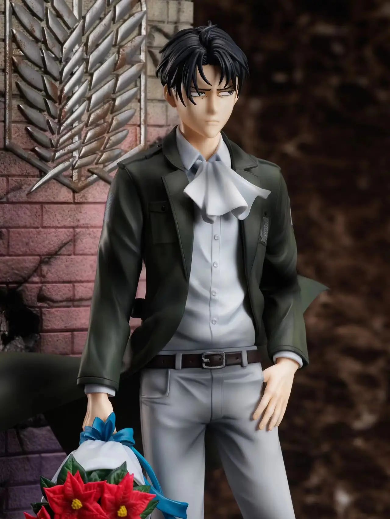 Original MAPPA F:NEX Attack on Titan The Final Season Levi·Ackerman Birthday Anime Figure PVC Collectible Model Toy Ornaments