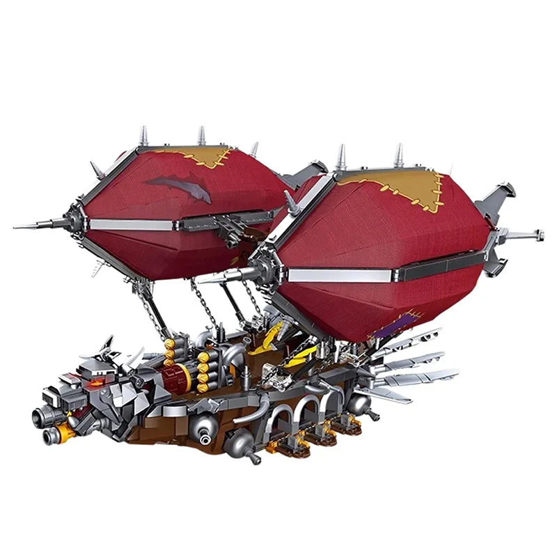 1855 PCS Airship Model Building Blocks Warcraft Magic World Star Ship Orgrim's Hammer Wars Weapon Boat Brick Creative Expert Toy