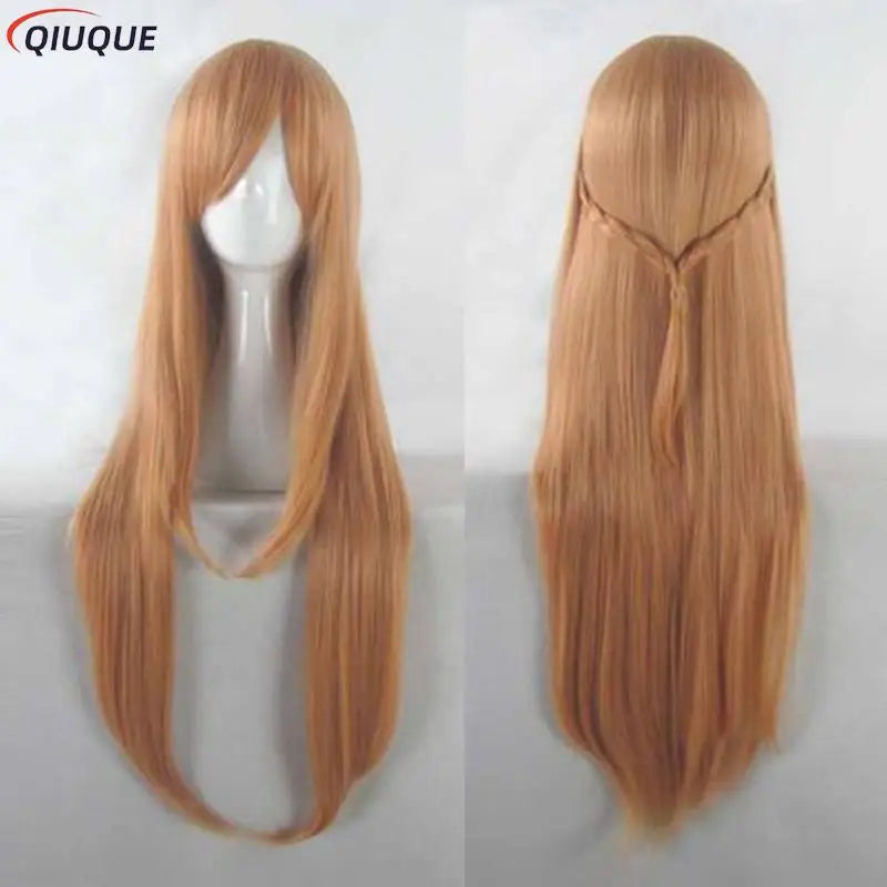 Anime Sword Art Online Yuuki Asuna Cosplay Costume Wig Necklace Women Uniform Dress SAO Battle Suit Outfits Halloween Costumes