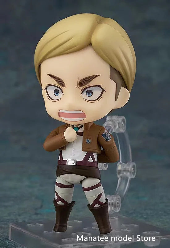 Good Smile Original :Anime Attack on Titan Erwin Smith Q version figma PVC Action Figure Anime Figure Model Toys Figure Gift