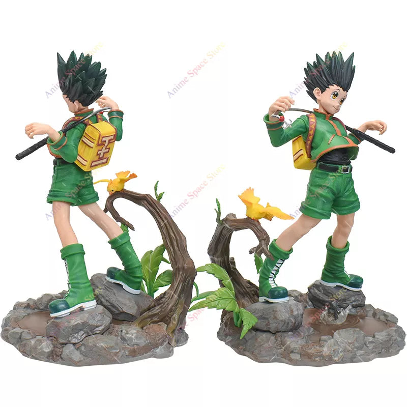 Anime Hunter x Hunter Figure Killua Zoldyck Gon Freecss Figurine Toys PVC Action Figure Kurapika Model Doll Toys Gifts