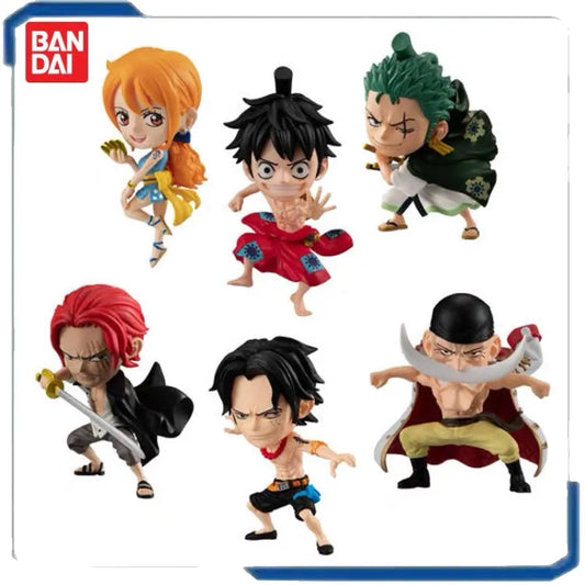 Bandai ONE PIECE ADVERGE1 2 3 Luffy Funko Pop Gift Items for Children Party Ninja Mask Sailor Moon Anime Action Figure