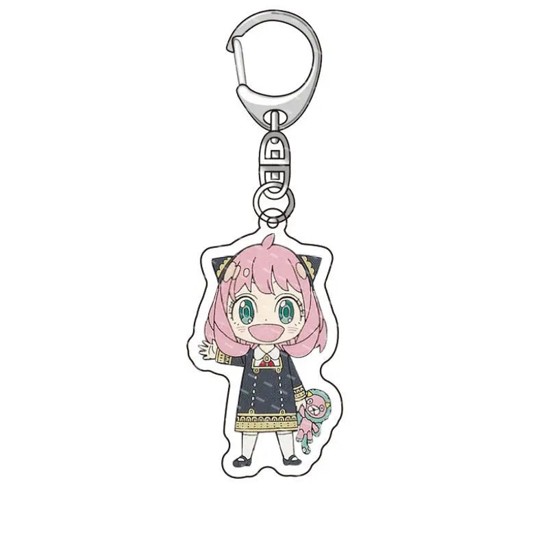 Ornaments Anime SPY X FAMILY Keychain Cartoon Figure Peripheral Bags Pendant key Chain For Women Men Jewelry Gifts Accessories