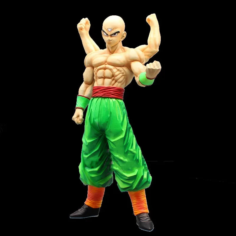 Anime Dragon Ball Z Four Demon Fist Tien Shinhan Crane Immortal Tenkai Ichibu Dokai 30cm Collection Statue Model Toys Gifts