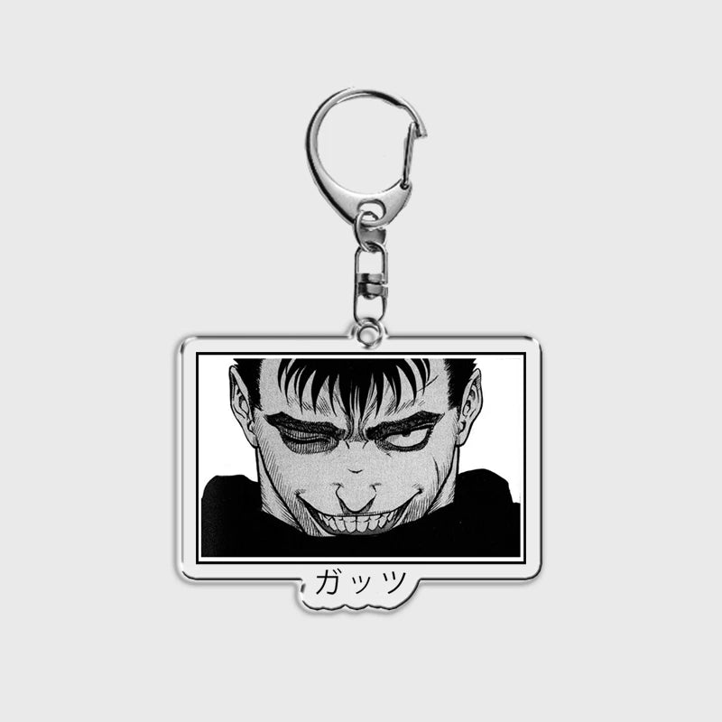 Anime Figures Keychain Levi Killua Zoldyck Bakugou Bleach Berserk Key Chain for Accessories Pendant Key Ring Keychains Gift