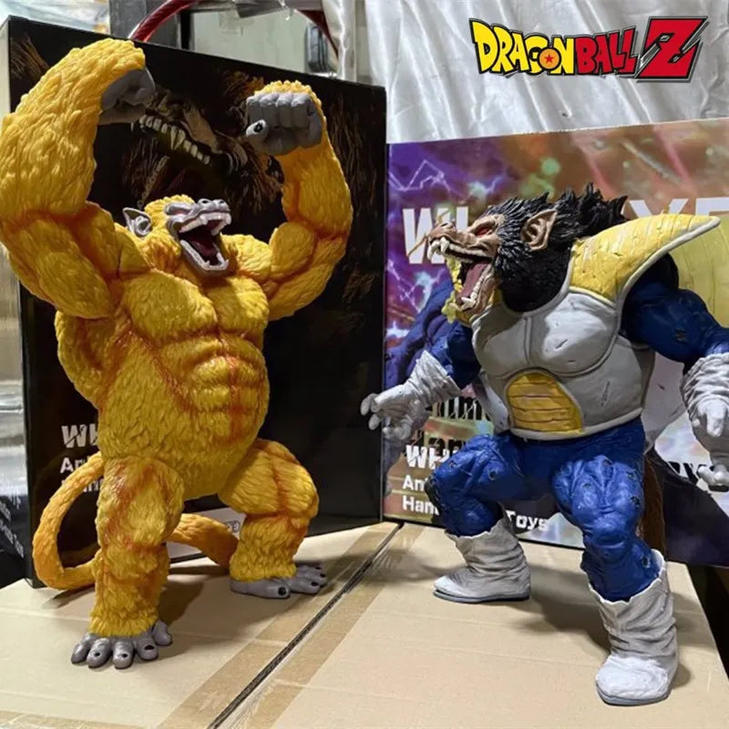 Dragon Ball Theatrical Version Become A Golden Ape Gorilla Vegeta Goku Anime Figure Statue Model Ornament Kids Christmas Gifts