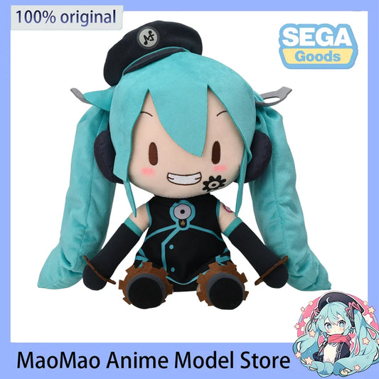IN Stock Original SEGA VOCALOID Hatsune Miku Willful Factory Manager Fuwa Petit Plush Doll Fufu 27 CM Anime Model Toys