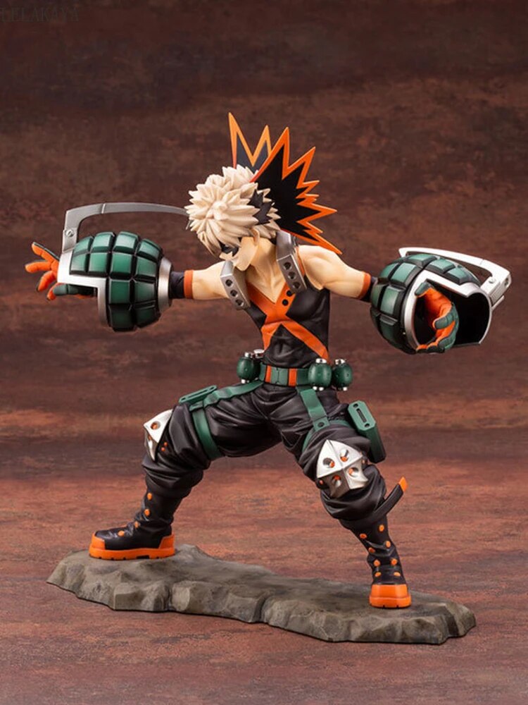 Anime 22,5 cm My Hero Academia Bakugo Katsuki ARTFX J estatua escala 1/8 PVC colección de figuras de acción modelo juguetes muñeca envío gratis