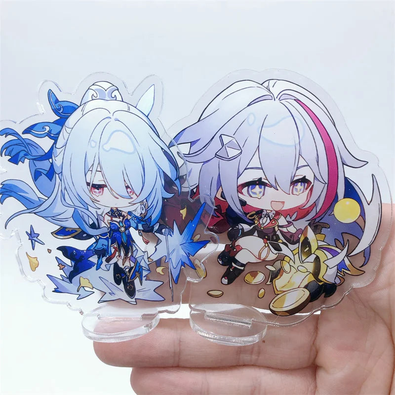 Honkai: Star Rail Jingliu HuoHuo Guinaifen Topaz Figure Stand Plate Anime Game Keychain Cosplay Prop Accessories