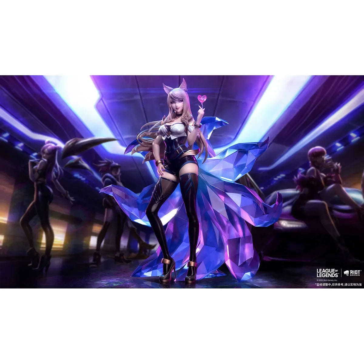 Stock Original Genuine APEX TOYS Ahri League of legends The Nine Tailed Fox KDA Action Anime Figure Model Toys Doll Gift