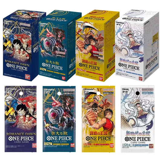 Original Bandai One Piece Cards Game Opcg-05 Trading Booster Box Rare Cards Anime Japanese Opcg-01 02 03 04 TCG Collector Gift