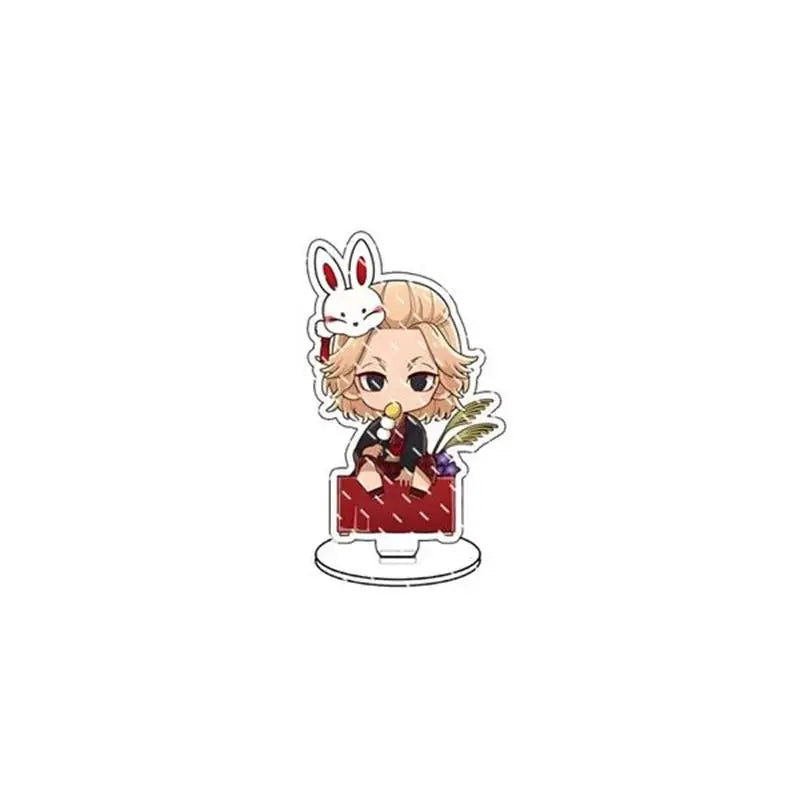 Anime Tokyo Revengers Figure Cosplay Acrylic Stand Ran Rindo Haitani Original Doujin Model Plate Fans Gifts Collection Keychain