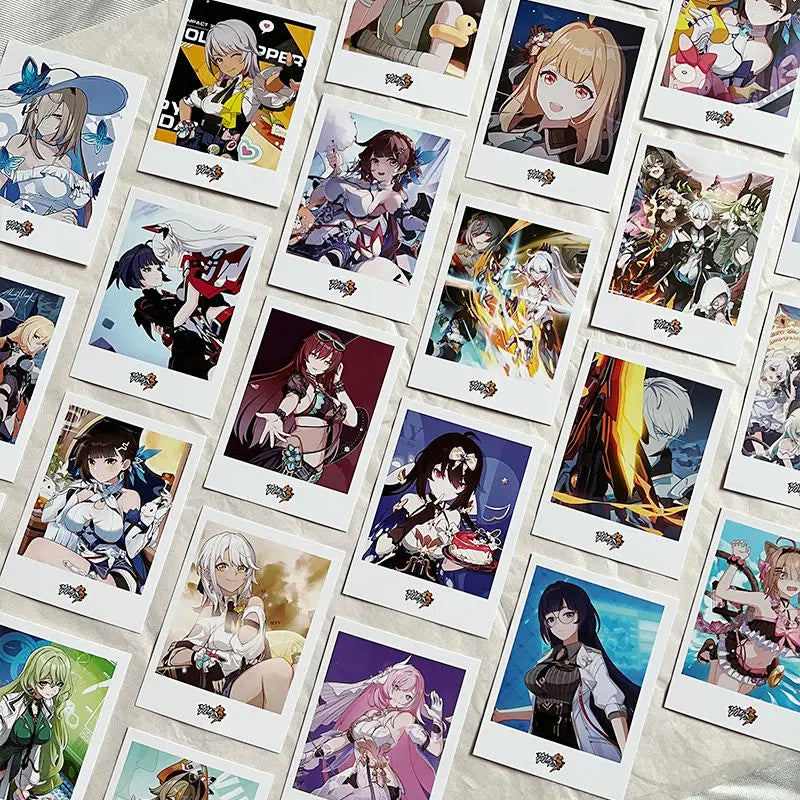 Honkai Impact 3-40 unids/set Valkyrie 5,8x7,8 cm Lomo Card Photocard HD impreso pequeño álbum tarjetas fotográficas para colección de Fans postal