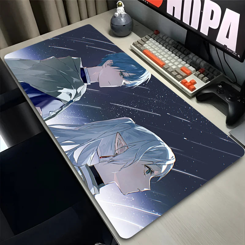 New Mouse Pad Larger XXL Frieren Beyond Journey End Speed Pc Computer Keyboard Pads Desk Mat Gaming Accessories Home Mousepad