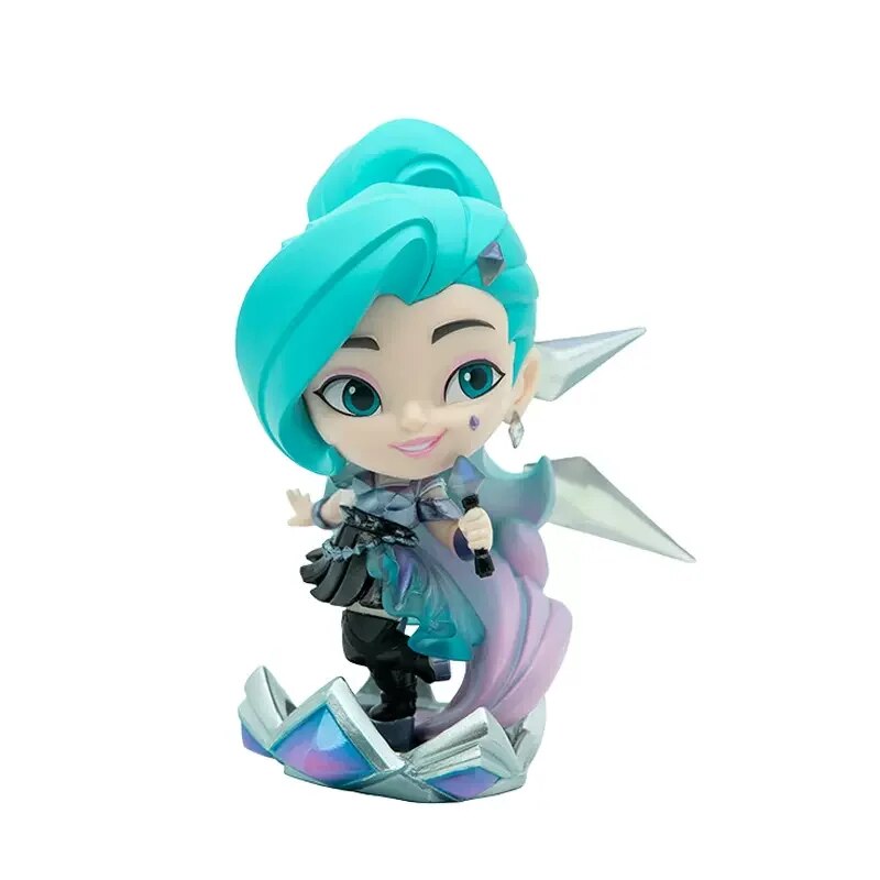 LoL Seraphine K/DA  Anime Figurine League of Legends Authentic Game Periphery The Small-sized Sculpture Model