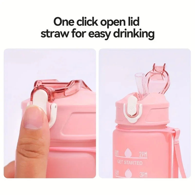 750ML KPop Demon Hunters Gradient Color Water Cup HUNTRIX Rumi Mira Zoey Jinu Drinking Bottle Saja Boys Tiger Kid Birthday Gift