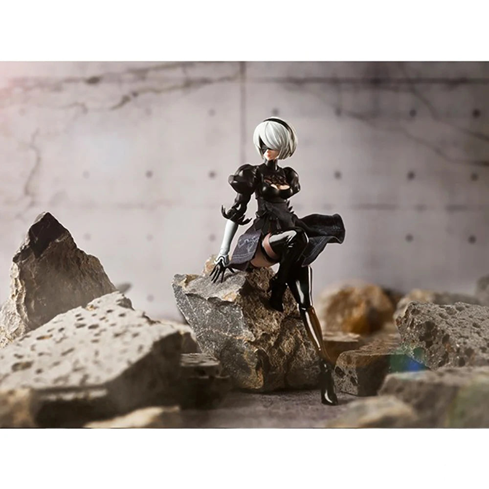 Aniplex Buzzmod. Nier: Automata 2B Model Toys Collectible Anime Game Action Figure Gift for Fans