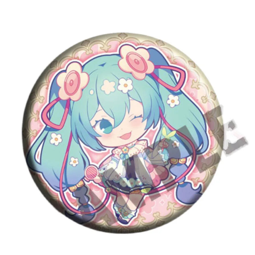 Hatsune Miku Anime Brooch Badge Vocaloid Anime Brooches Clothing Accessories Kagamine Len Lan Periphery Hatsune Miku Backpack