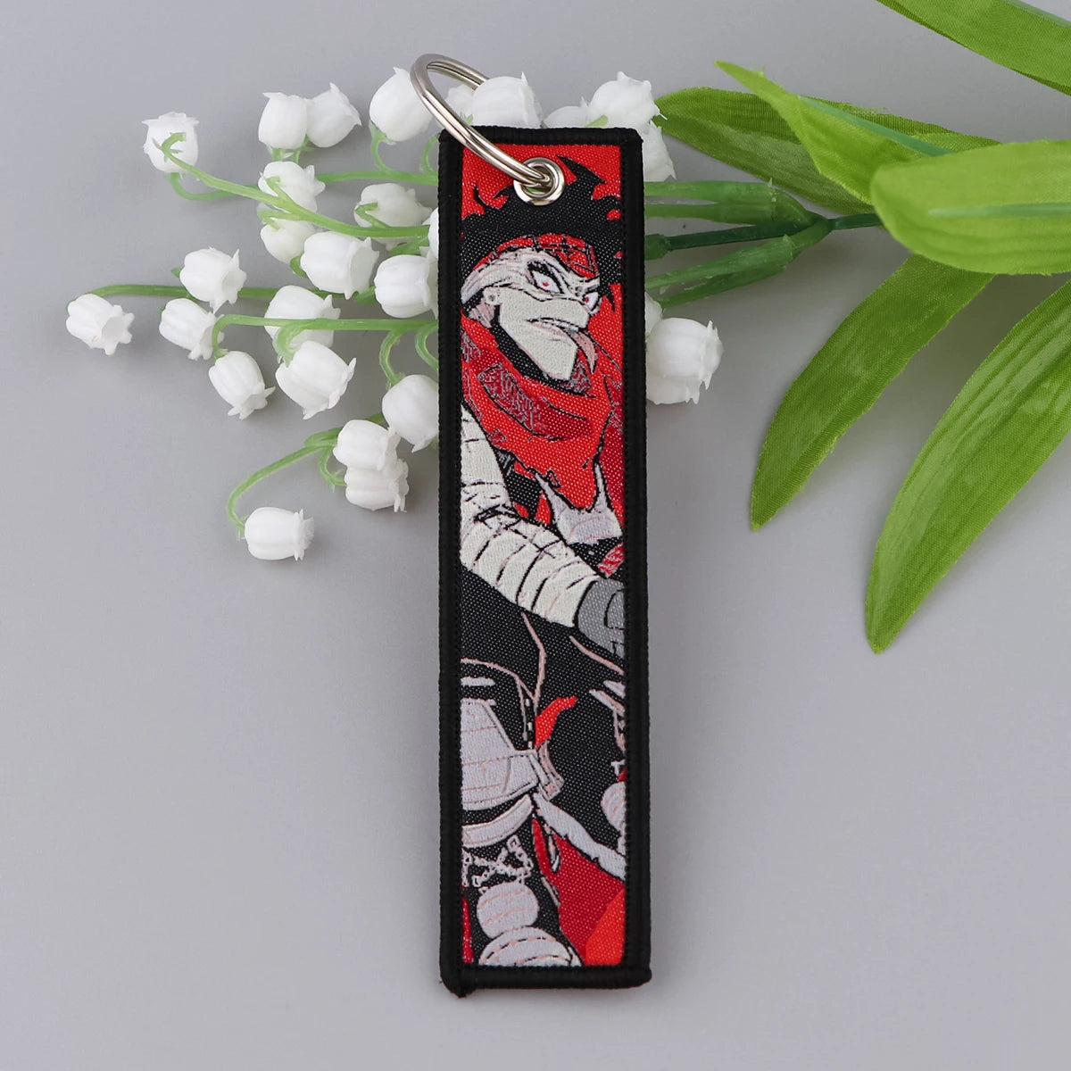 Japanese Anime Berserk Key Tag For Men Girls Keychain For Backpacks Key Fobs Holder Bleach Key Ring Pendant Cool Stuff