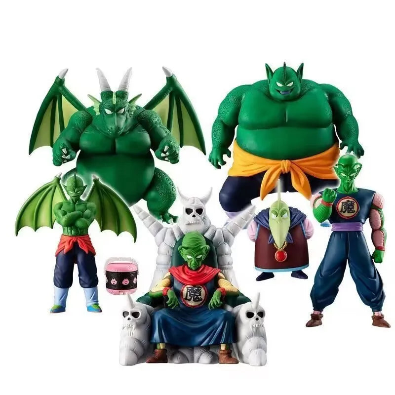 3-10CM Anime Dragon Ball Piccolo Daimao Figure Cymbal Tambourine Drum Piano King Piccolo Pvc Action Figures Model Toys Gifts