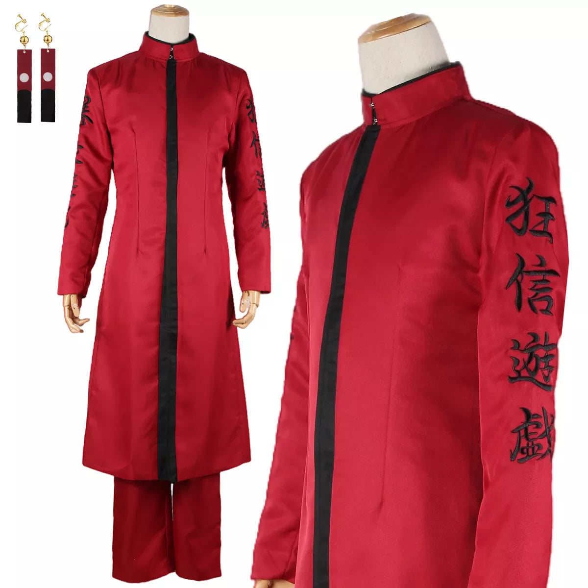 HOLOUN Tokyo Revengers Anime Cosplay Costume Izana Kurokawa President Of Tenjiku Embroidery Jacket Halloween Christmas Gift