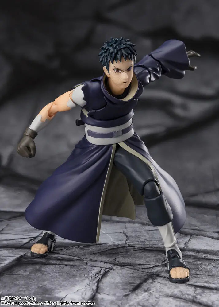 In Stock Bandai S.H.Figuarts Shf Naruto Shippuden Obito Uchiha Action Figure Collectible Toy Gift