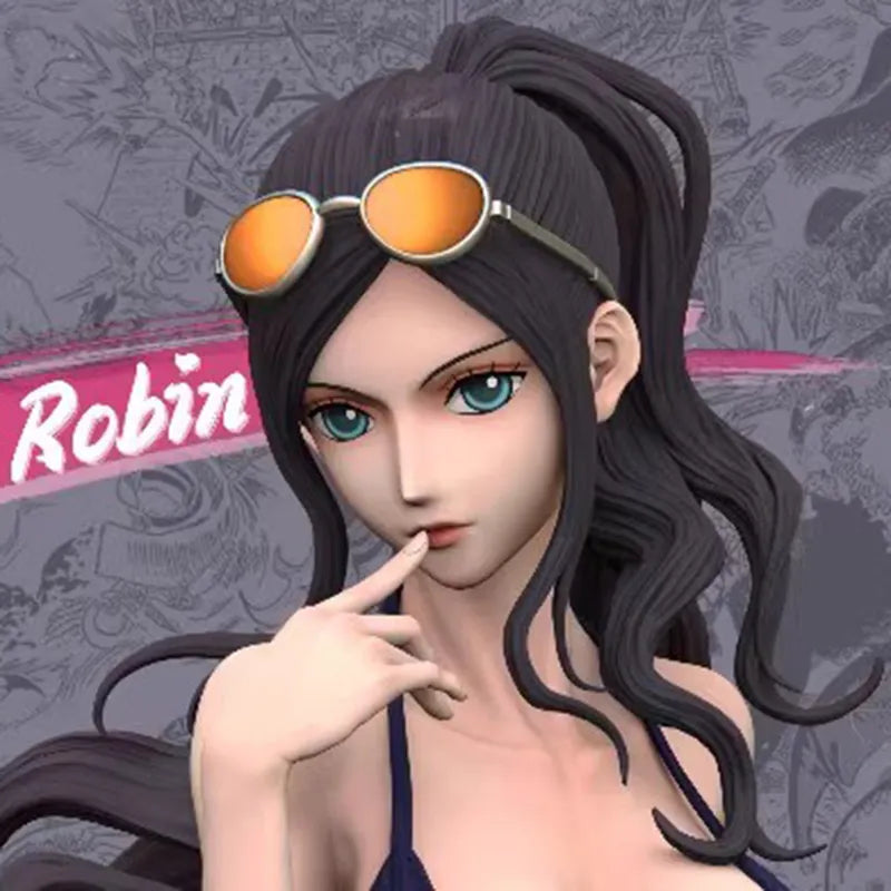 Figuras de acción de One Piece Robin de 36cm, GK Nico Robin, figura de acción que puede quitarse la tela de PVC, juguetes de modelos de colección sexis para chicas