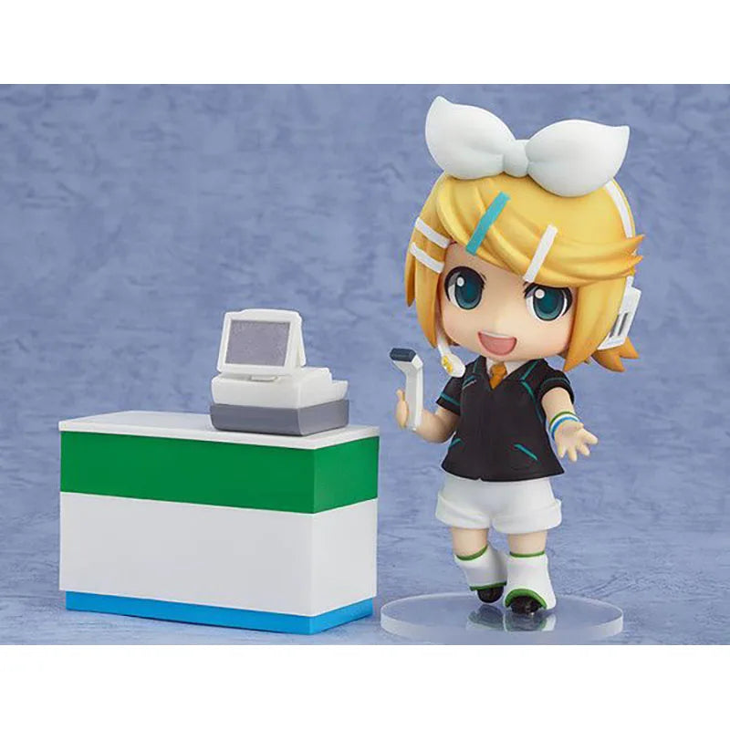 GSC Good Smile NENDOROID 340 Kagamine Rin 341 Kagamine Len VOCALOID Family Mart 2013 Ver PVC Action Figure Anime Model Toys Gift