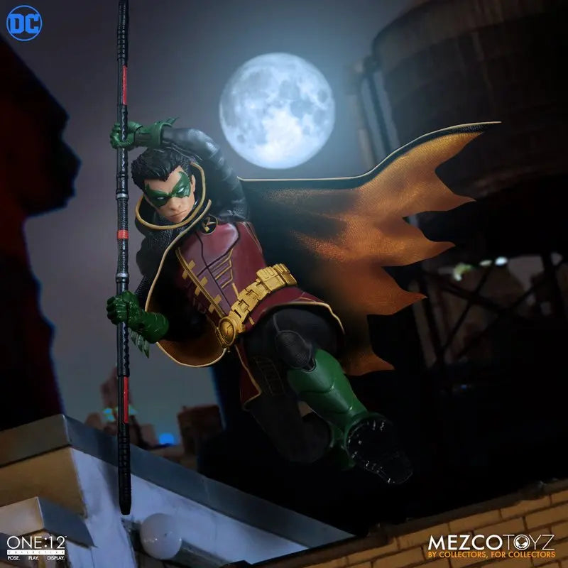 In Stock Mezco ONE:12 DC Batman Robin 1/12 Anime Action Figures Toys Models Collector