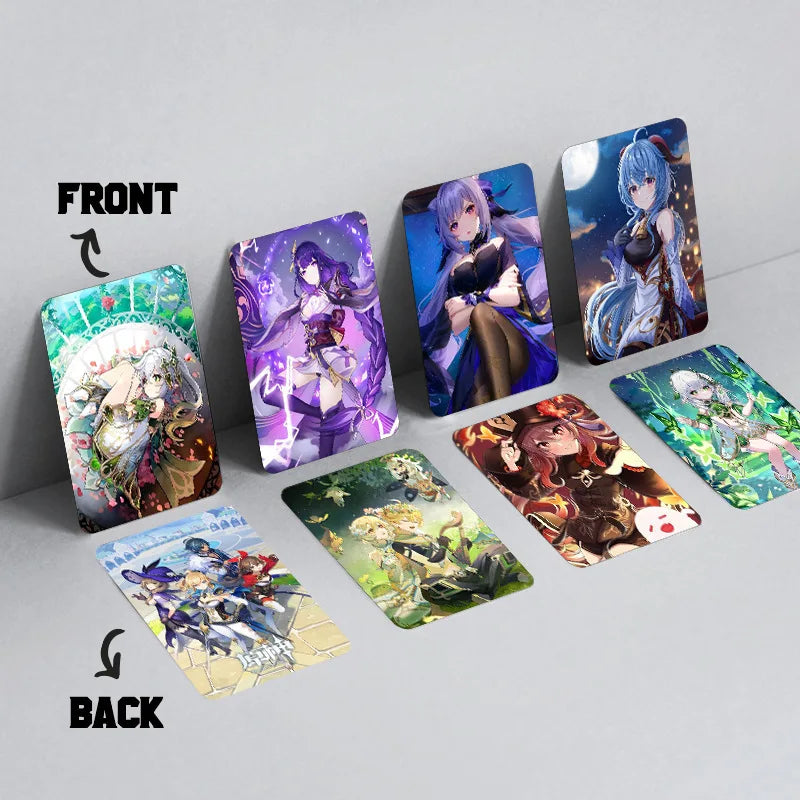 1pack/60pcs Genshin Sumeru Lomo Cards Double-sided Anime Card Game With Postcards Box Photo Card For Collection Decoration Gift