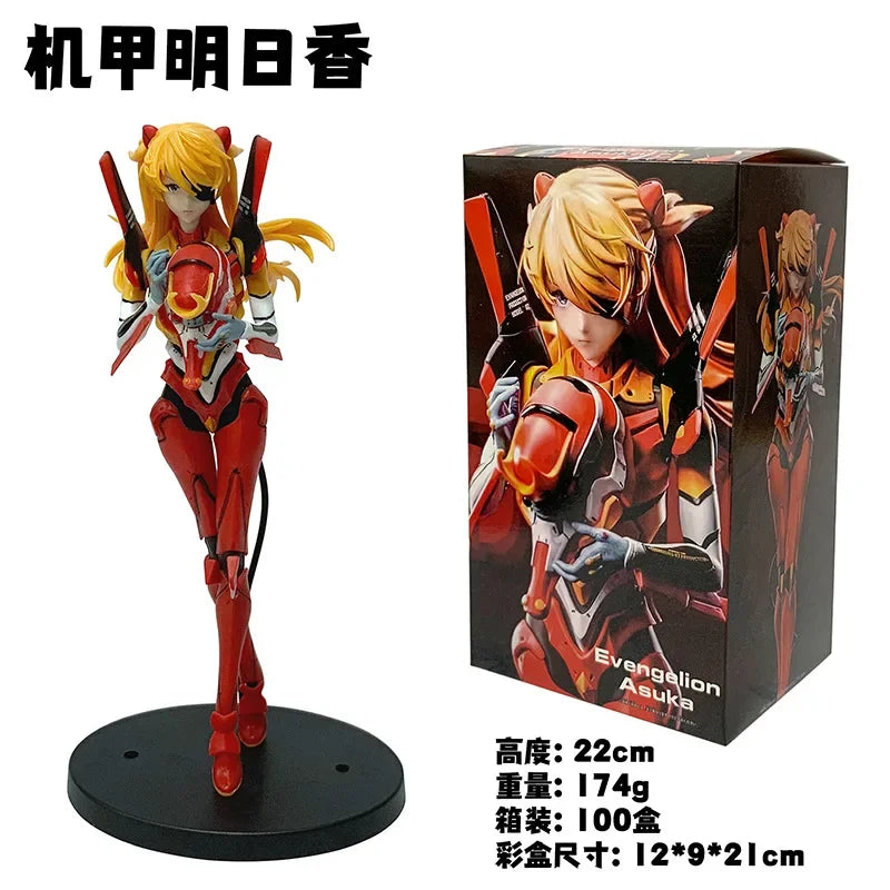 22cm Neon Genesis Evangelion EVA theatrical version No. 2 figure mecha Asuka langrey anime model ornament doll pvc toys