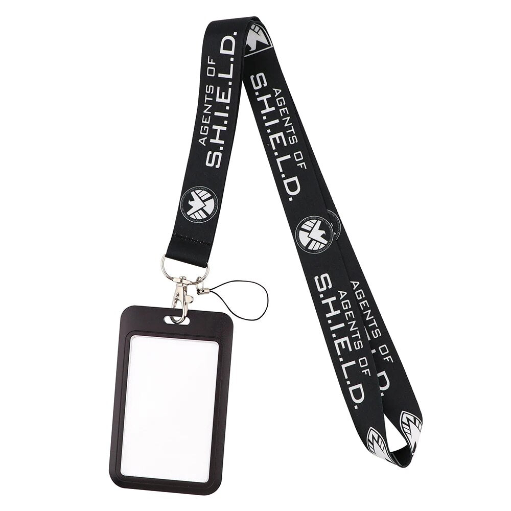 Cool Stuff Movie Credential Holder Key Chain Neck Lanyard For Passport Card Anime Credit Card Holder Keychain Strap Key Ring