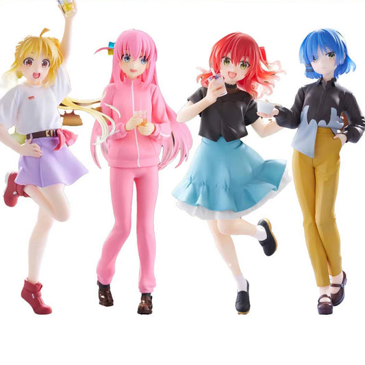 Judai Original Taito Bocchi the Rock Gotou Hitori Kita Ikuyo Ijichi Nijika Yamada Ryou Shifuku PVC Action Figure Model Doll Toys