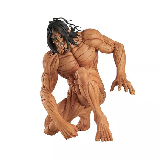 Stock Original Genuine GSC Good Smile POP UP PARADE Eren Yeager Attack on Titan Ver XL 34CM Action Anime Figure Model Toys Doll