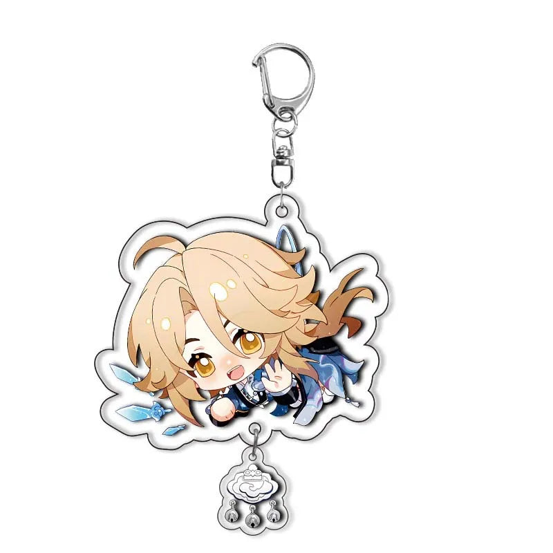 New Game Honkai Star Rail Keychain for Accessories Bag Accessories Anime Figures Pendant Key Chain Ring Keychains Jewelry Gifts