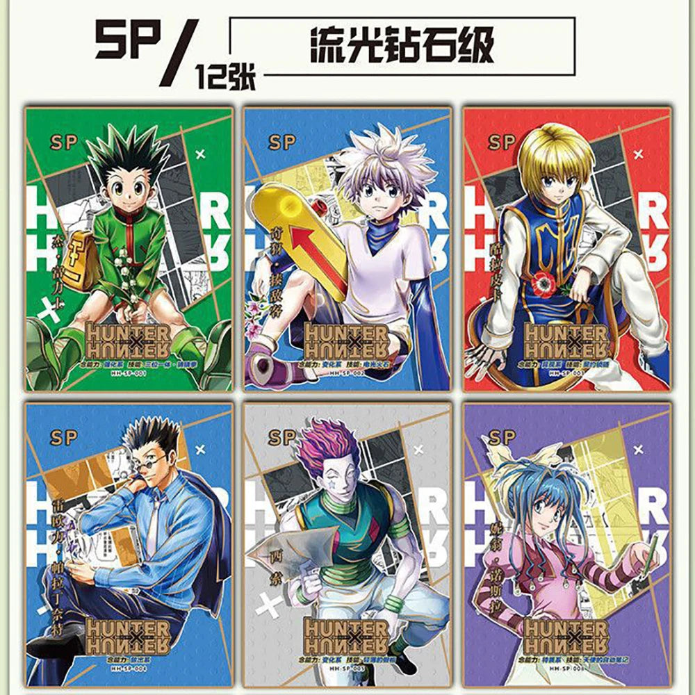 Genuine Full-time Hunter Card Anime Character Gon Freecss Board Game SSP SP Rare Limited Edition Collectible Card Christmas Gift