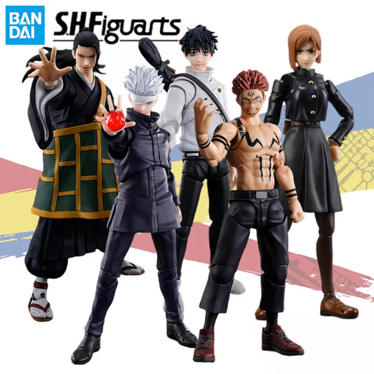 Bandai Original SHFiguarts SHF Jujutsu Kaisen Satoru Gojo Itadori Yuji Ryomen Sukuna Anime figura de acción modelo terminado Juguetes