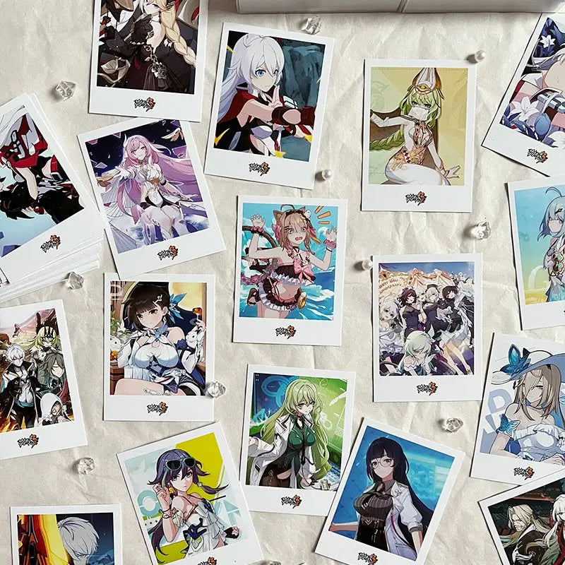 Honkai Impact 3-40 unids/set Valkyrie 5,8x7,8 cm Lomo Card Photocard HD impreso pequeño álbum tarjetas fotográficas para colección de Fans postal