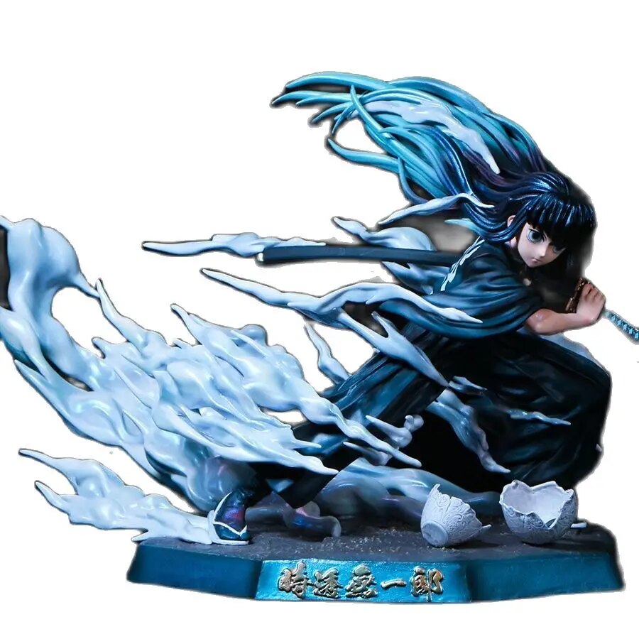 Anime Figure Demon Slayer Simple Engraving Gk Nepheline Time Penetration No Lang Statue Model Box Kawaii Stuff Cute  Kawai Gift