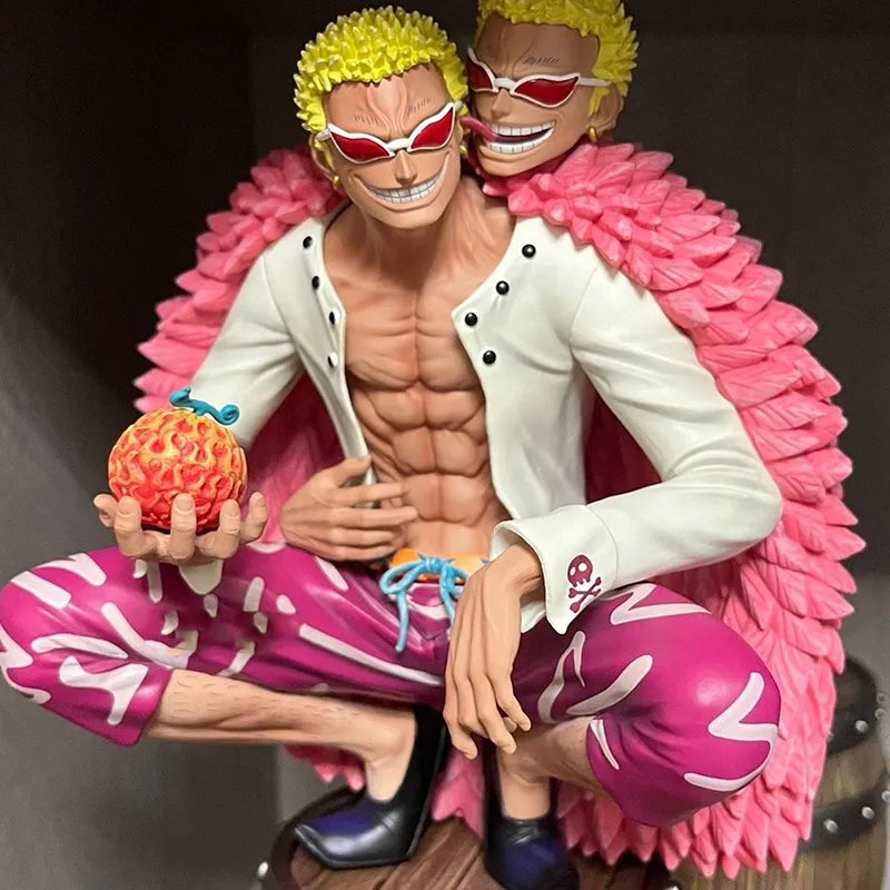 Anime One Piece Figure Donquixote Doflamingo Action Figure One Piece Shichibukai Hen 16cm PVC Collection Model Doll Gifts Toys