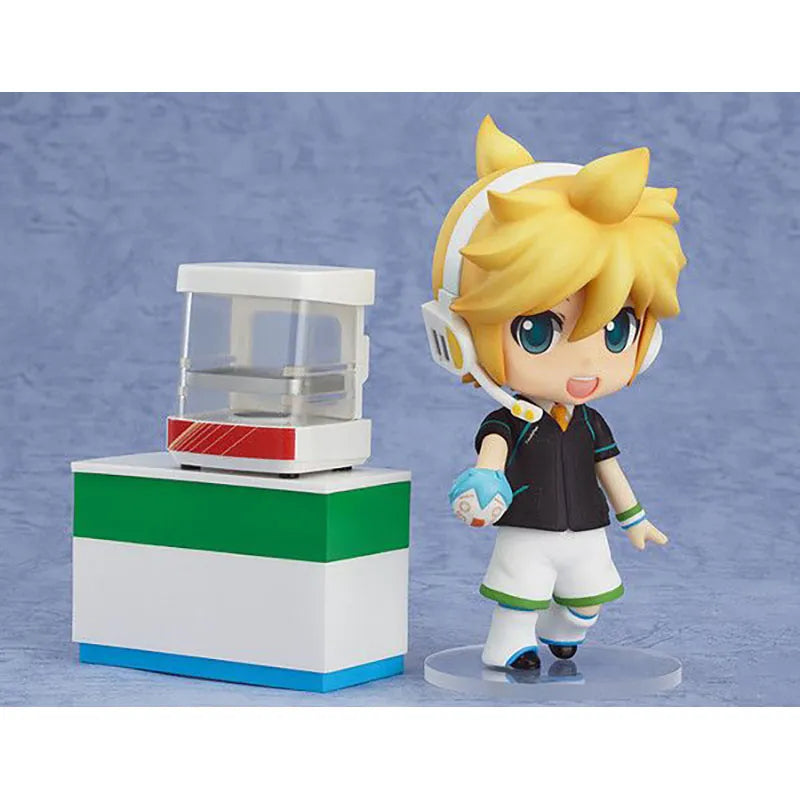 GSC Good Smile NENDOROID 340 Kagamine Rin 341 Kagamine Len VOCALOID Family Mart 2013 Ver PVC Action Figure Anime Model Toys Gift