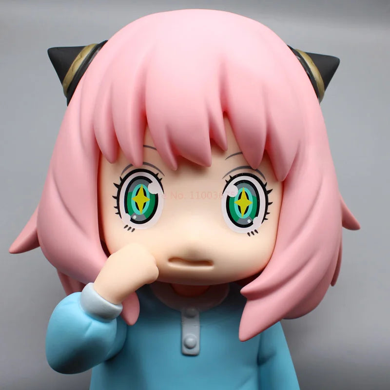 48cm Spy Family Figure Anya Forger Anime Figure Pajama Kawaii Girl Oversized Model Collection Anime Figurines Doll Kid Gift Toy