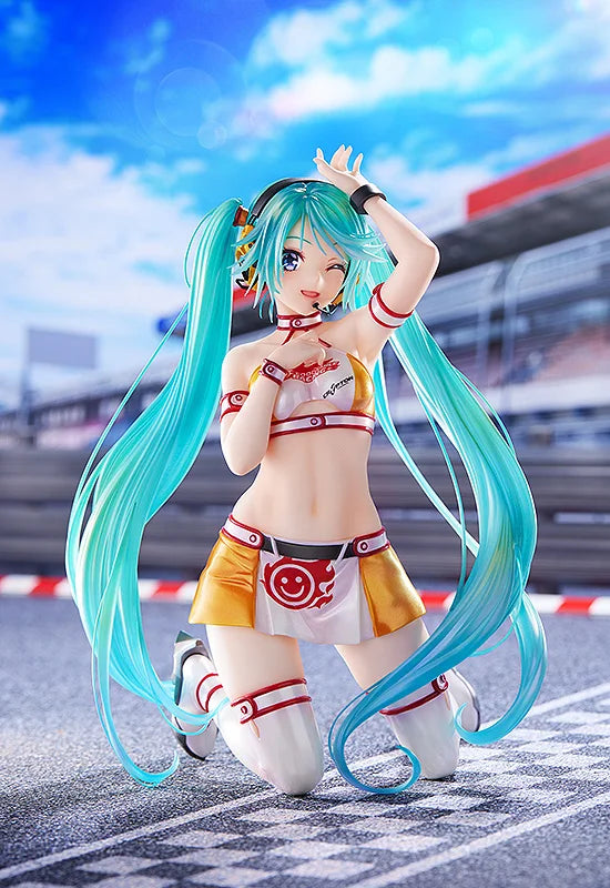 Original GSC Hatsune Miku Project GT Racing Miku 2010 Vocaloid Figure Kids toy Christmas gift