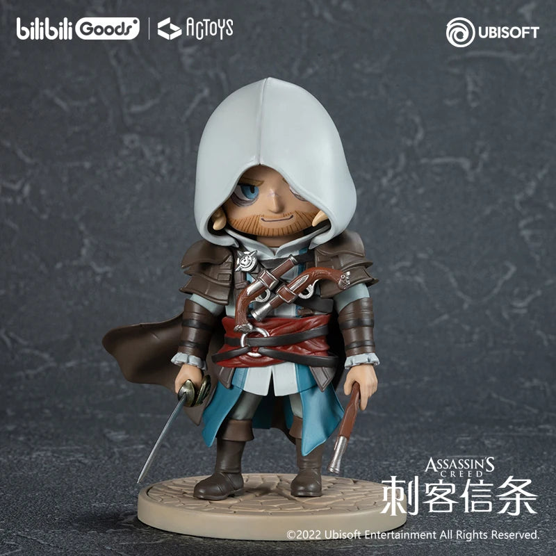 9Cm Pre Sale Anime Blind Box Assassin's Creed Ex Cashapon Action Figure Original Hand-Made Collection Pvc Model Toys Gifts