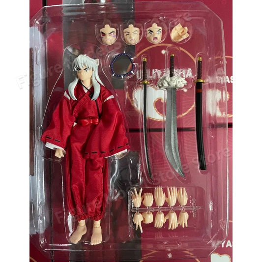 In Stock GT Model Inuyasha 1/12 Sesshoumaru Anime Model Action Figure SHF Toys Collection Hobby Gift