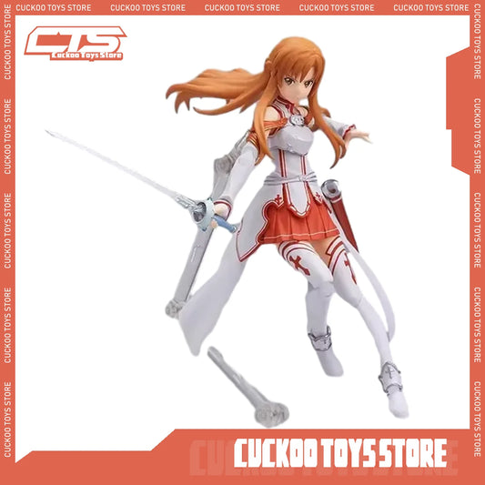 Sword Art Online Anime Figure Kirito Yuuki Asuna Kiriko Action Figurine Statue 13cm Decoration Collection Kid Toys Birthday Gift