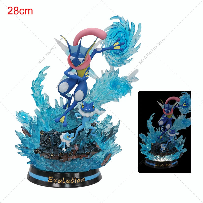 Mega Charizard X Y Anime Figure Pokemon Charmander Greninja Evolution Special Effects Scenes Model Action Figures Halloween Gift