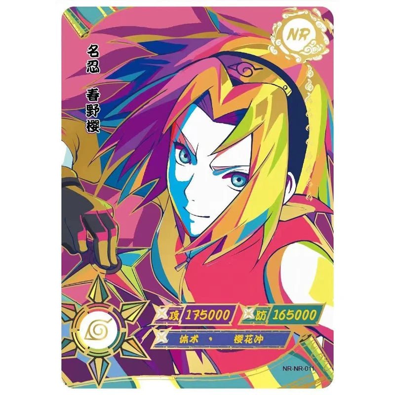 KAYOU Original Naruto Cards The Chapter of Fight Series Collection Card Box Haruno Sakura Uchiha Sasuke Rare SP AR NR Cards