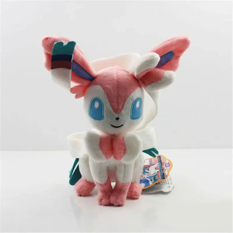 9pcs/set Pokemon Glaceon Sylveon Leafe Plush Toys Dolls Soft Stuffed Animals Anime Figure toys for Birthday Gift